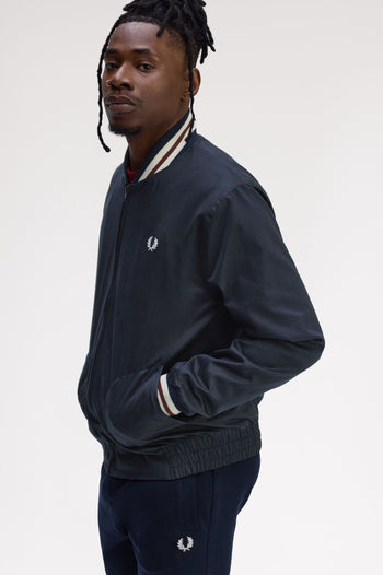 TWILL TENNIS BOMBER JACKET