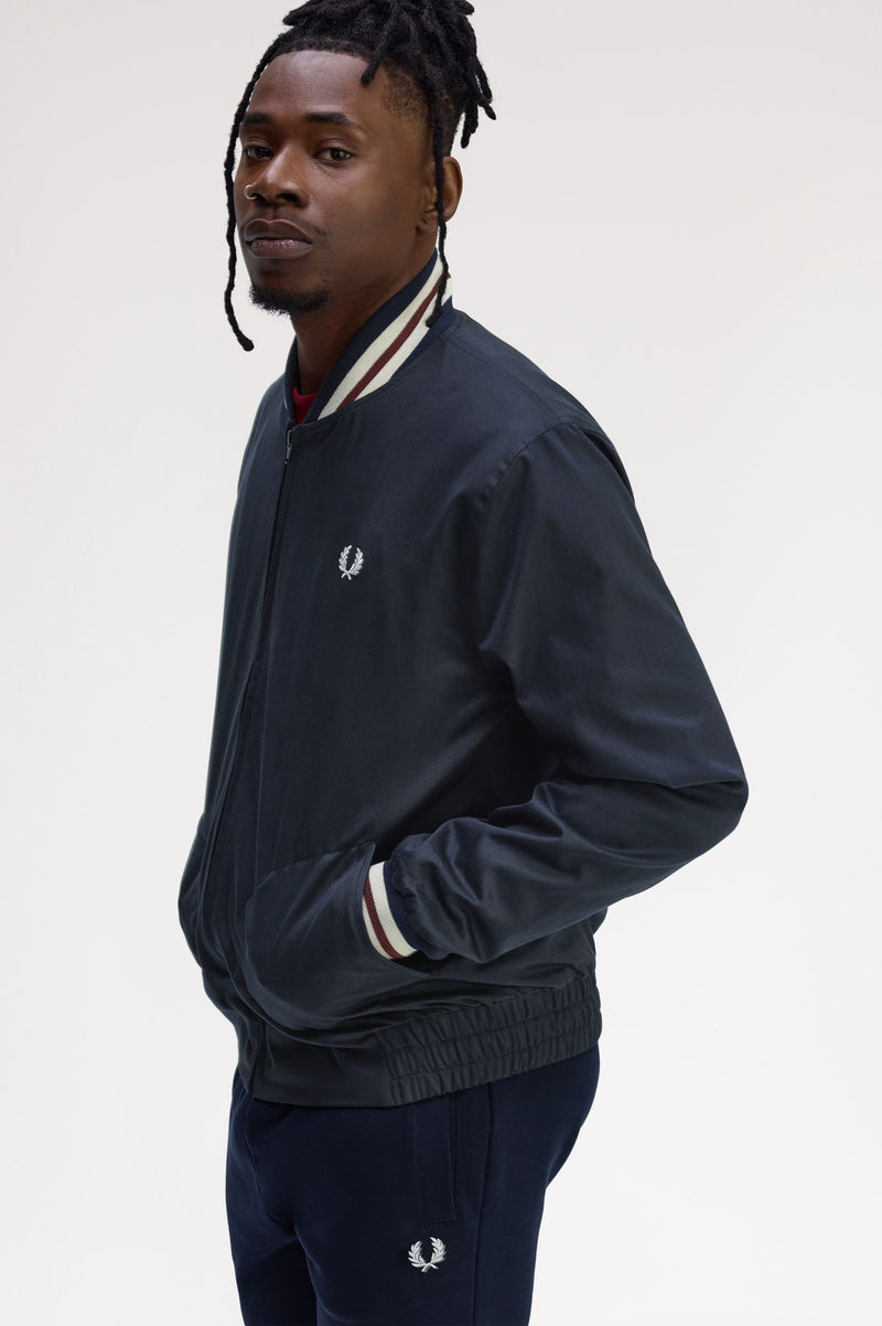 TWILL TENNIS BOMBER JACKET
