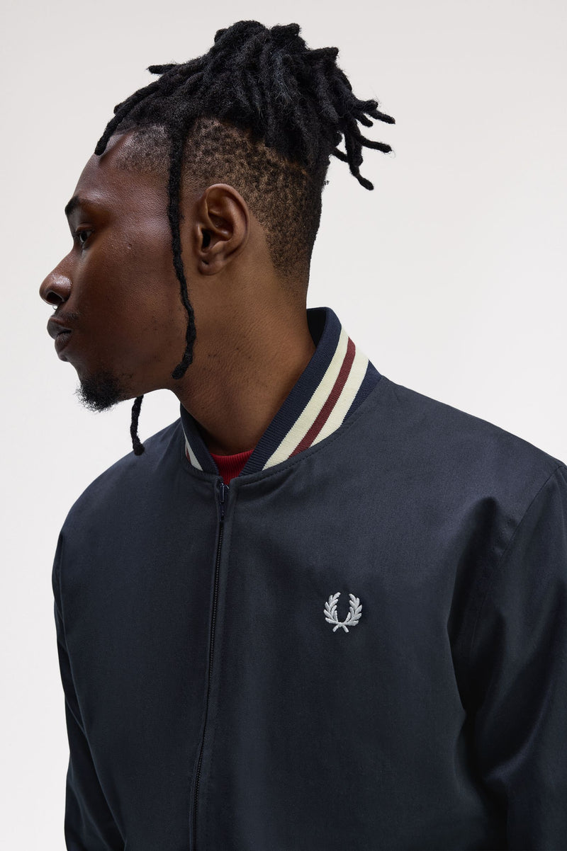 TWILL TENNIS BOMBER JACKET