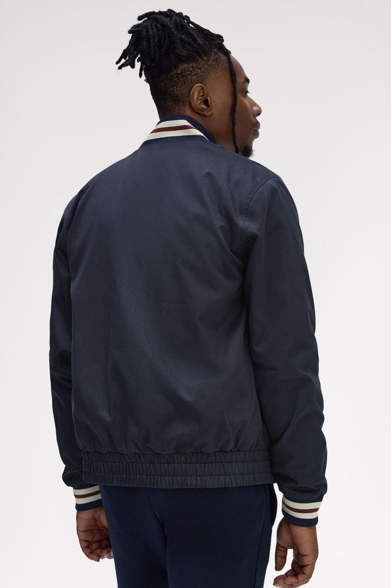 TWILL TENNIS BOMBER JACKET