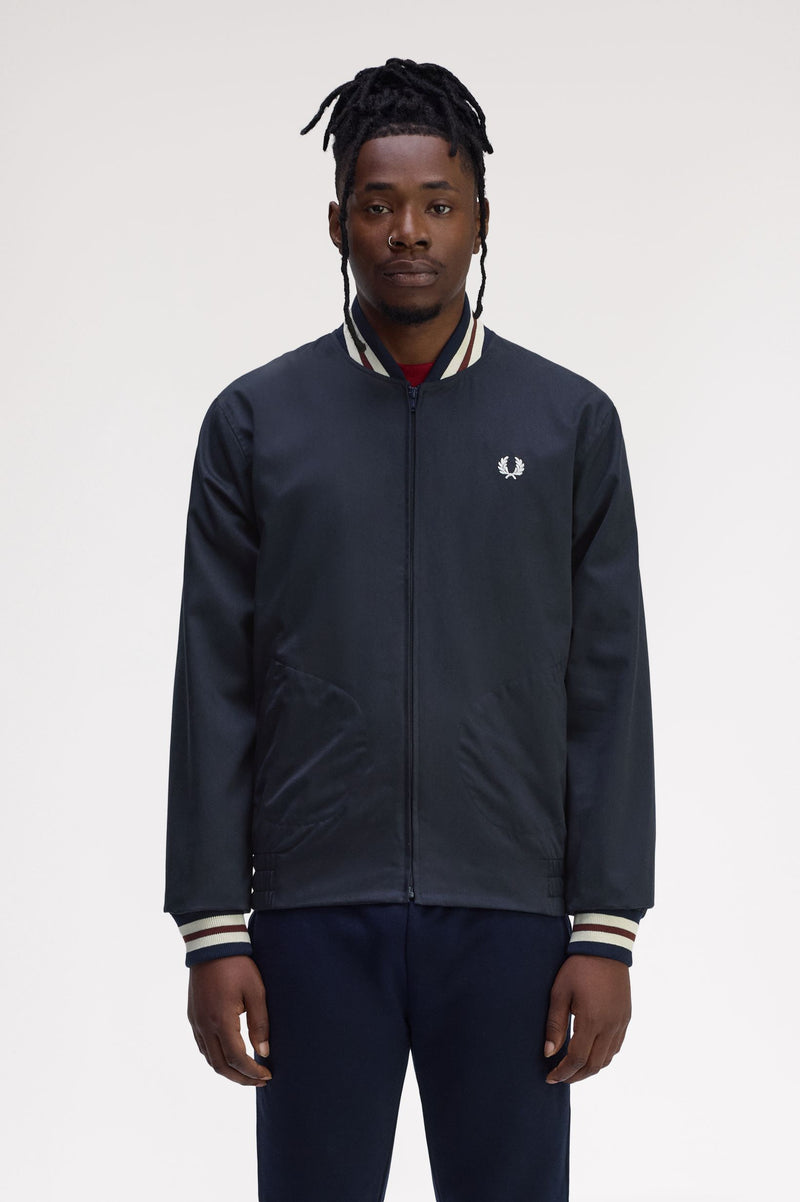 TWILL TENNIS BOMBER JACKET