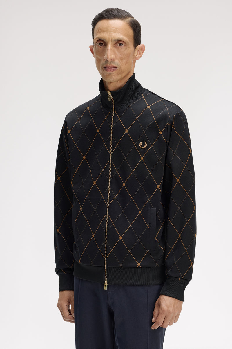 ARGYLE TRACK JACKET