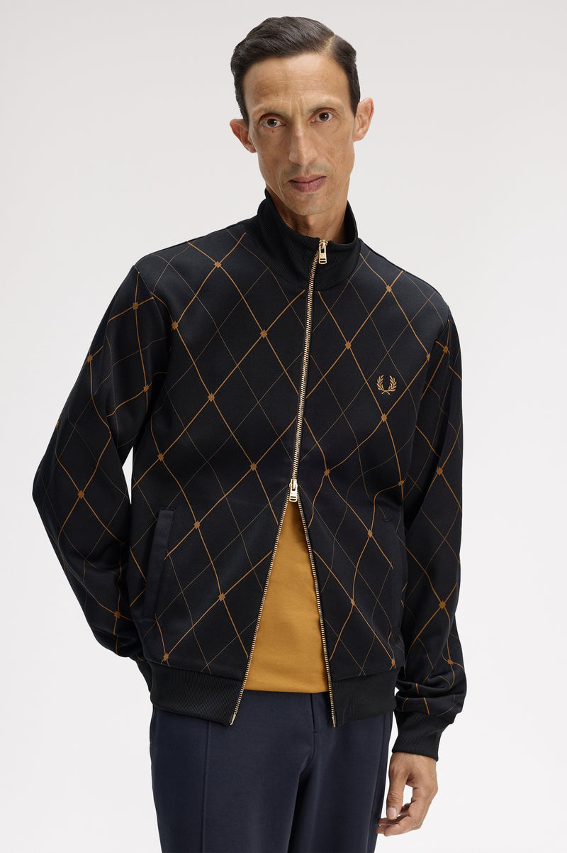 ARGYLE TRACK JACKET