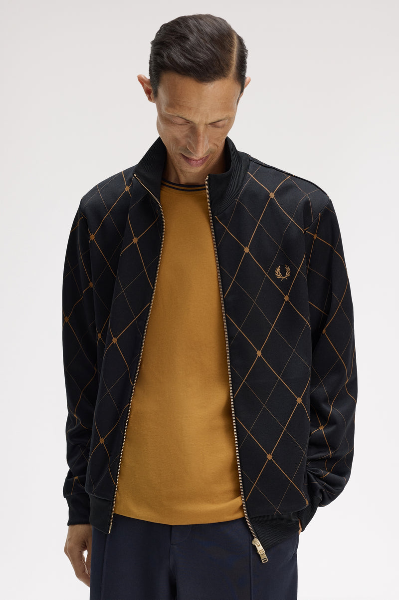 ARGYLE TRACK JACKET