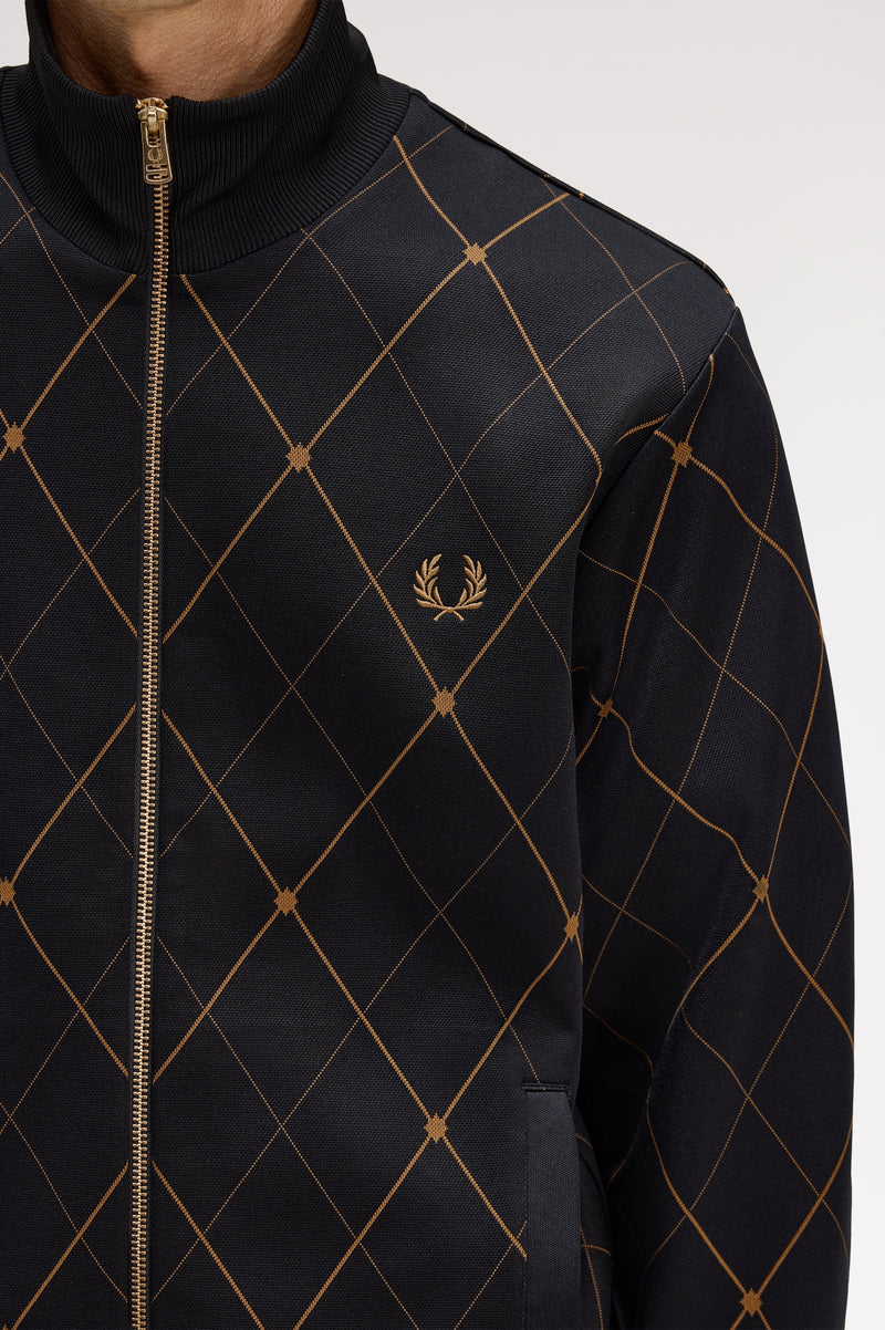 ARGYLE TRACK JACKET