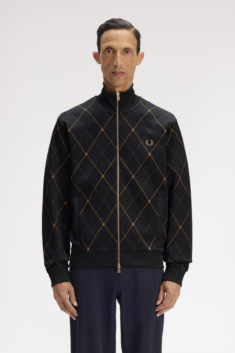 ARGYLE TRACK JACKET