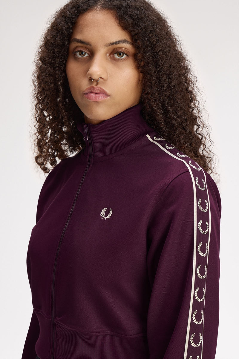 CROPPED TAPED TRACK JACKET