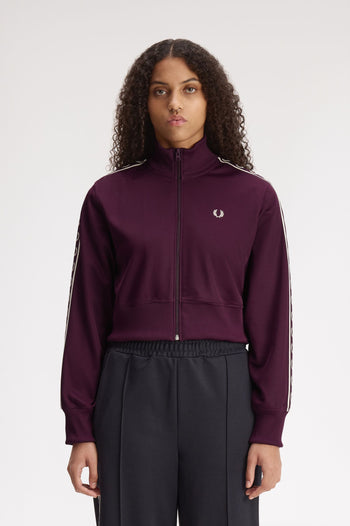 CROPPED TAPED TRACK JACKET
