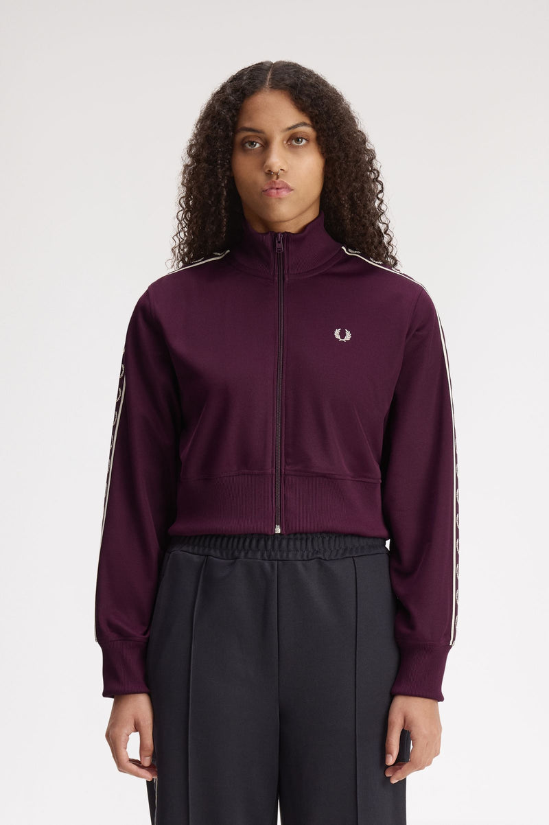 CROPPED TAPED TRACK JACKET