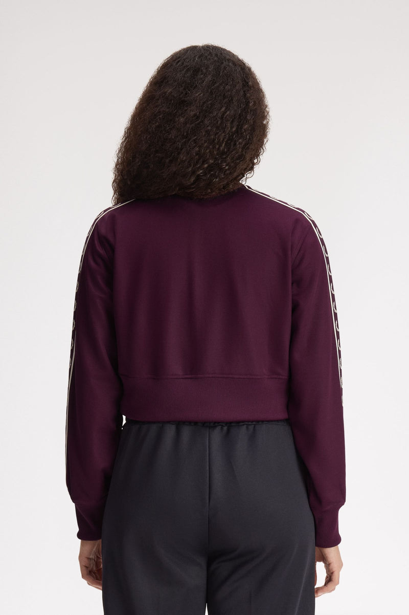 CROPPED TAPED TRACK JACKET