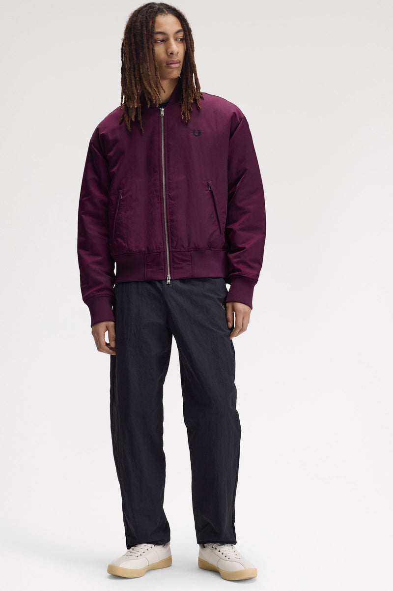QUILTED TENNIS BOMBER JACKET