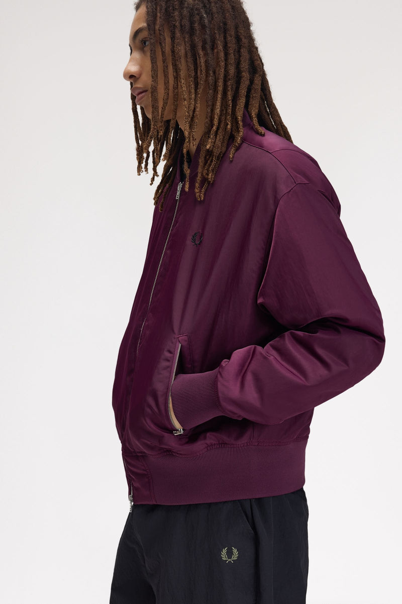 QUILTED TENNIS BOMBER JACKET