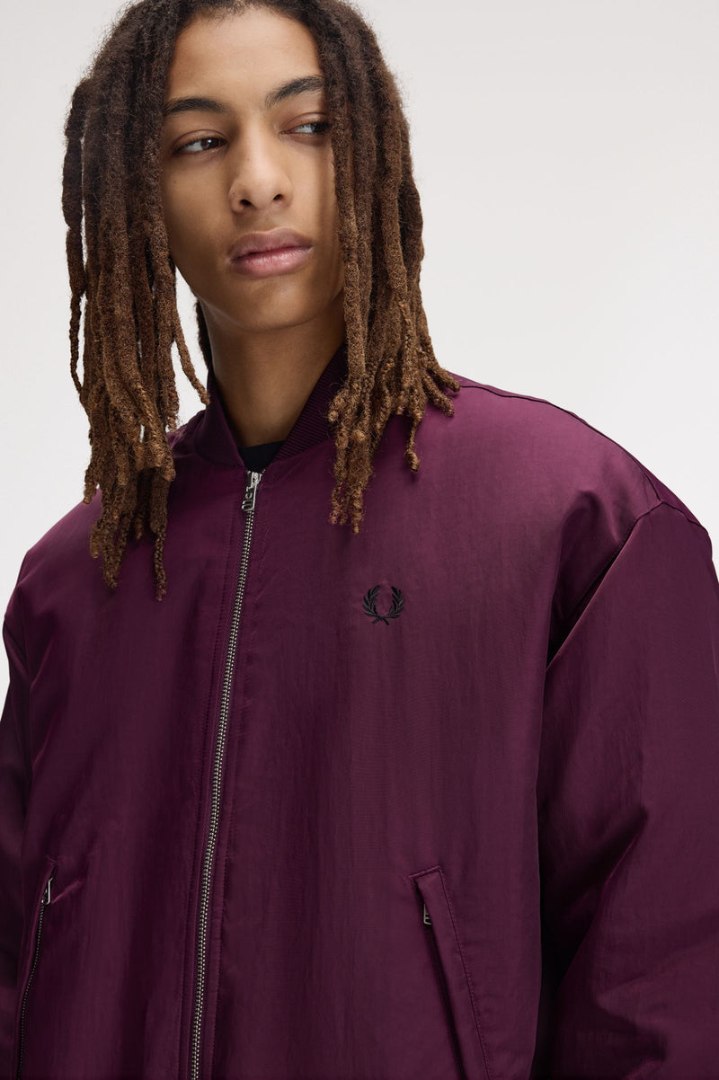 QUILTED TENNIS BOMBER JACKET