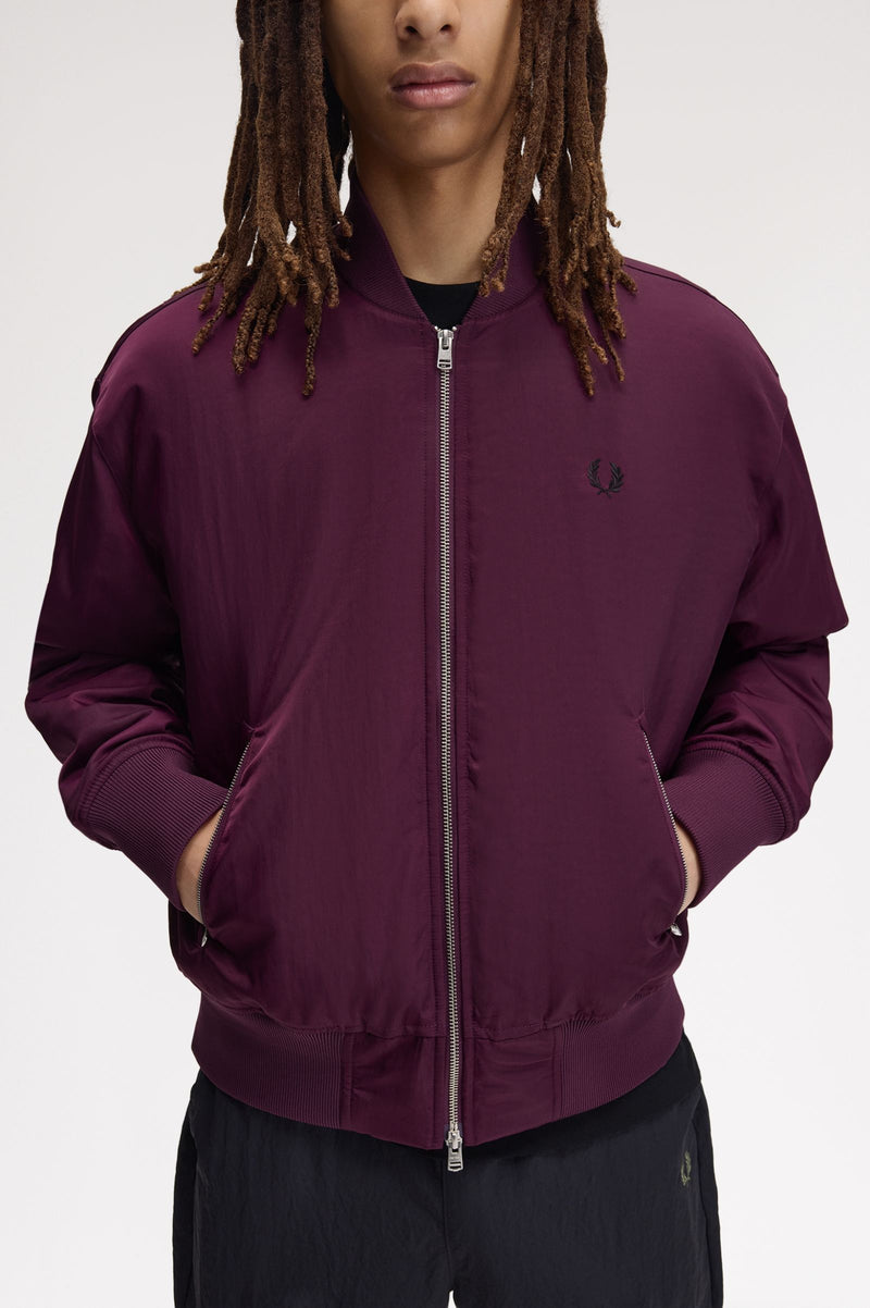 QUILTED TENNIS BOMBER JACKET