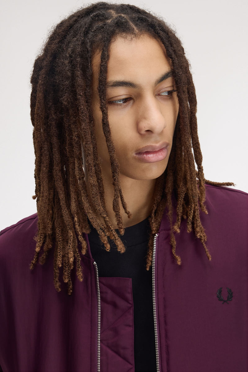 QUILTED TENNIS BOMBER JACKET