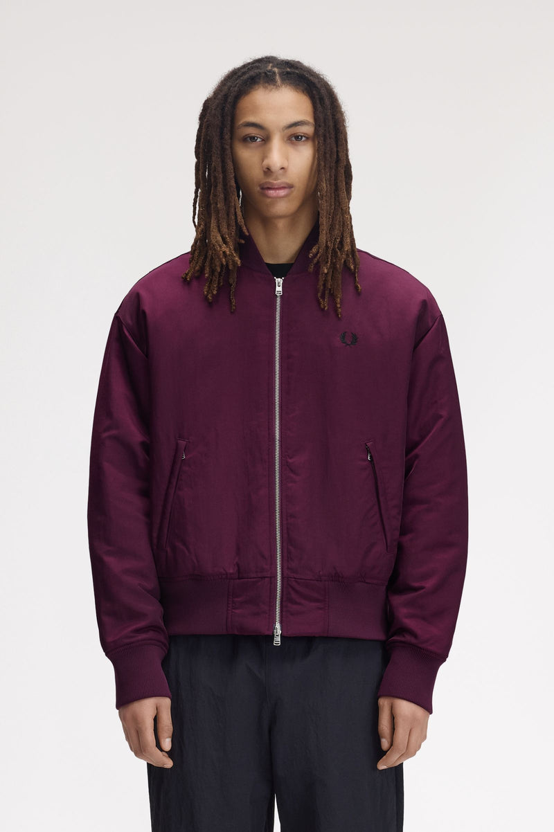 QUILTED TENNIS BOMBER JACKET