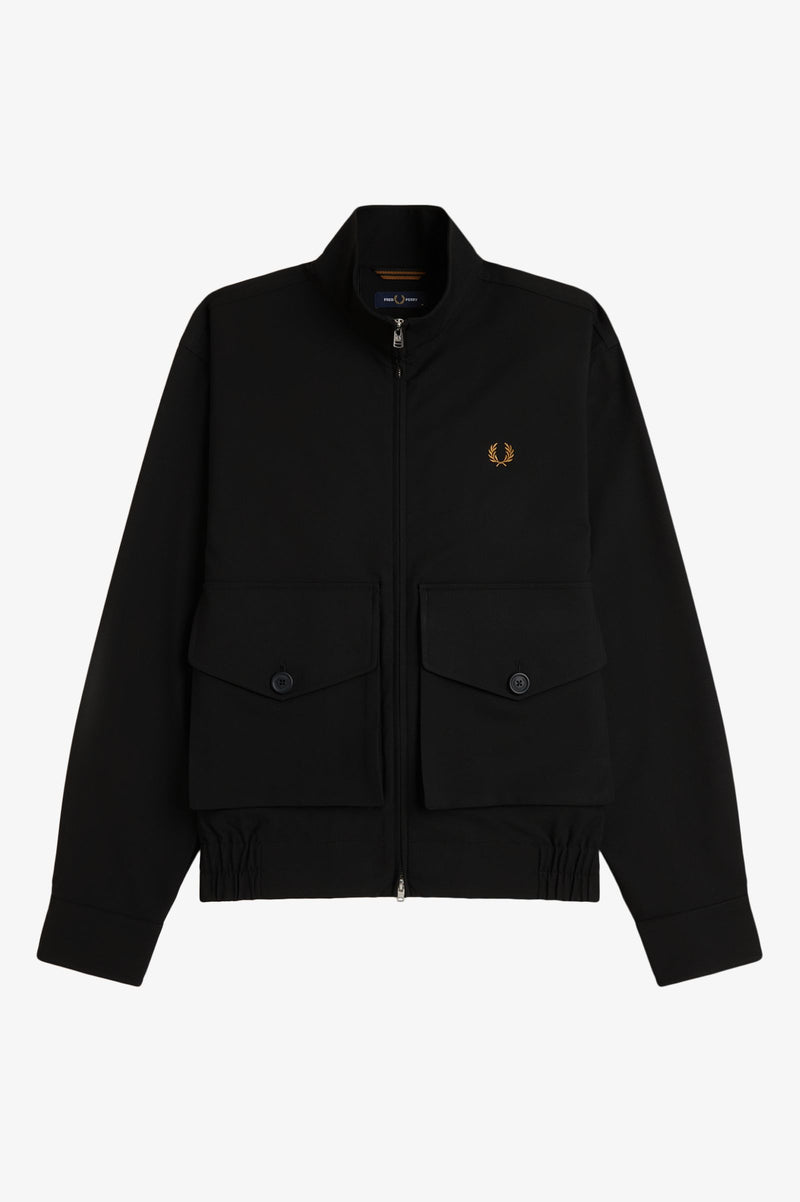 PATCH POCKET FUNNEL NECK JKT