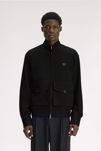PATCH POCKET FUNNEL NECK JKT