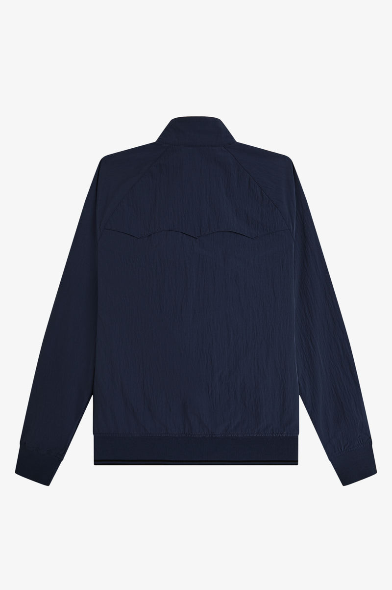 CRINKLE NYLON HARRINGTON JKT