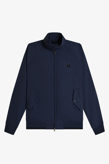 CRINKLE NYLON HARRINGTON JKT