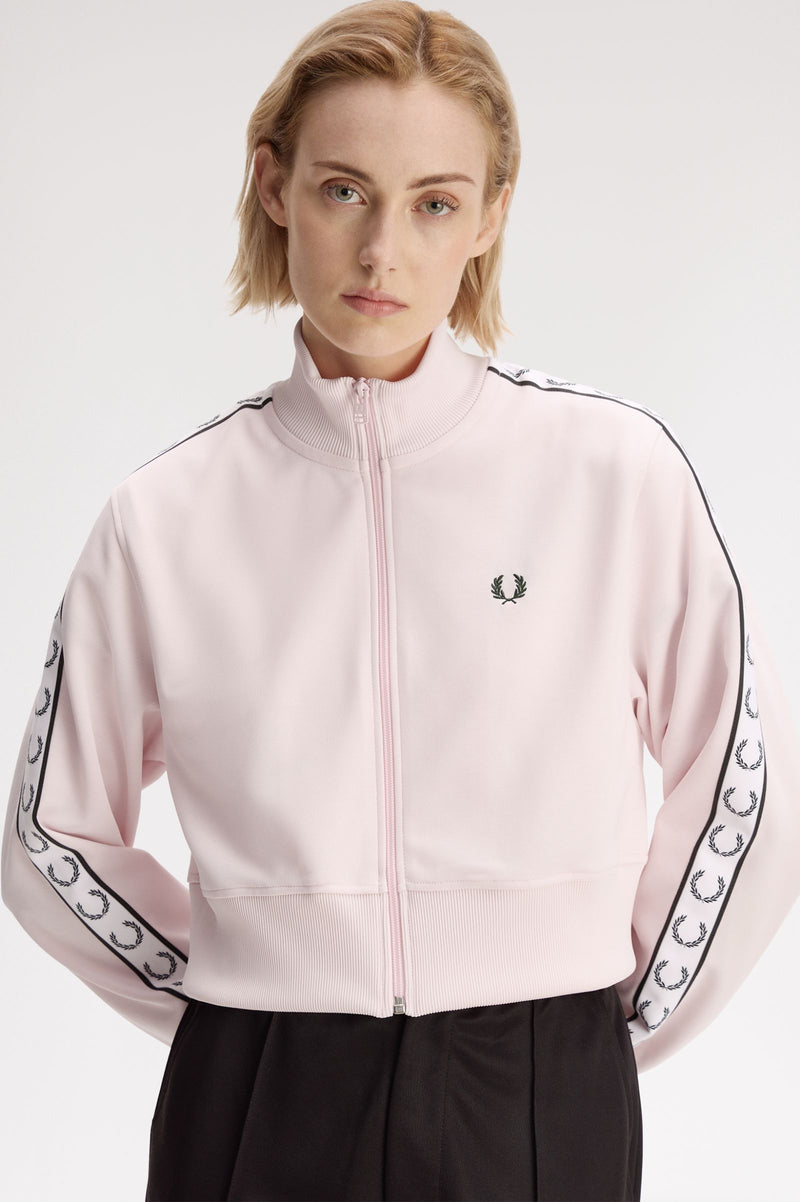 CROPPED TAPED TRACK JACKET