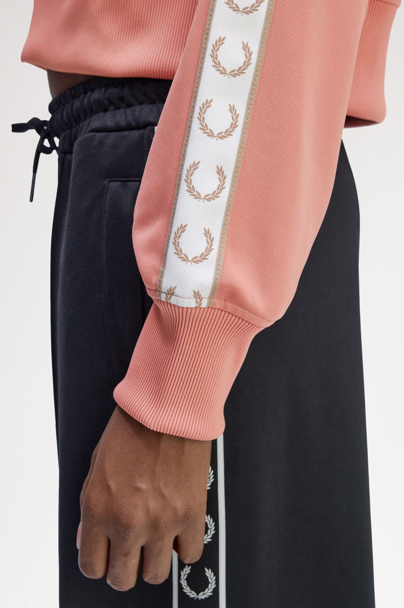 CROPPED TAPED TRACK JACKET