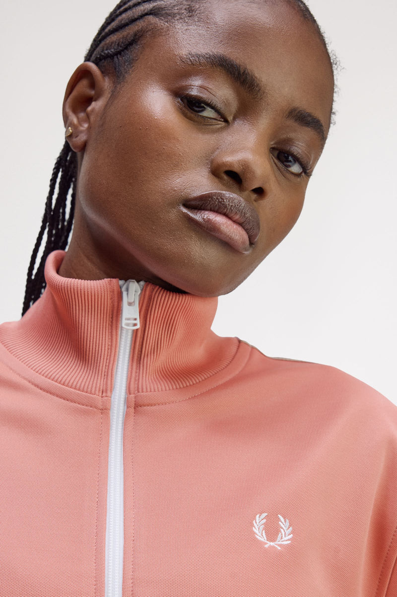 CROPPED TAPED TRACK JACKET