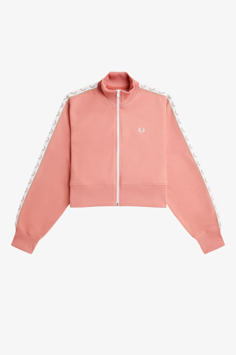 CROPPED TAPED TRACK JACKET