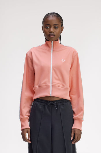 CROPPED TAPED TRACK JACKET