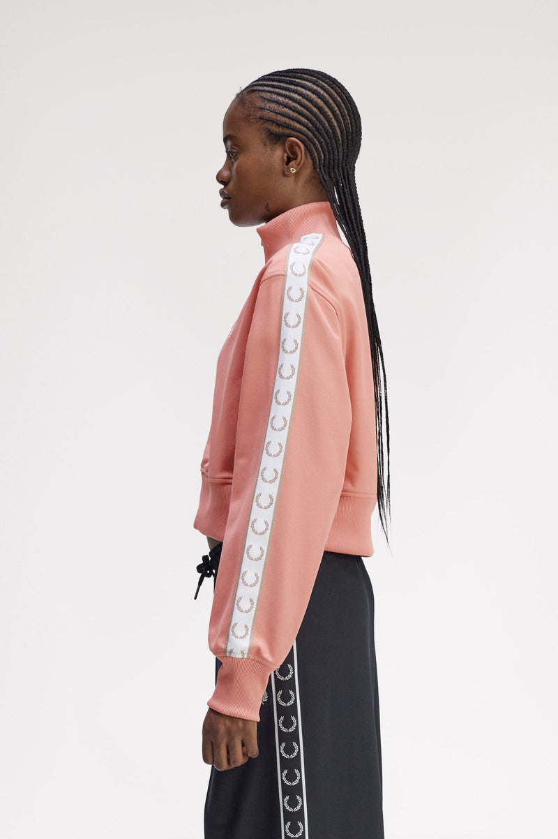CROPPED TAPED TRACK JACKET