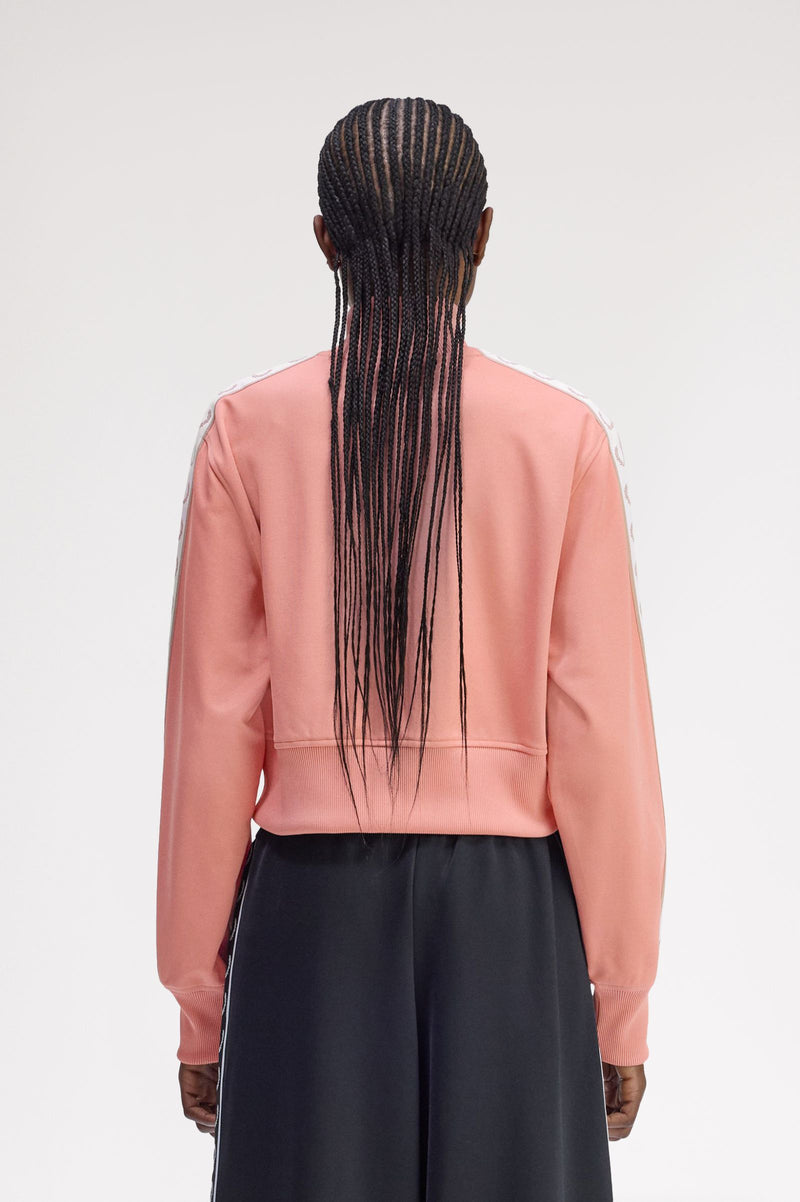 CROPPED TAPED TRACK JACKET