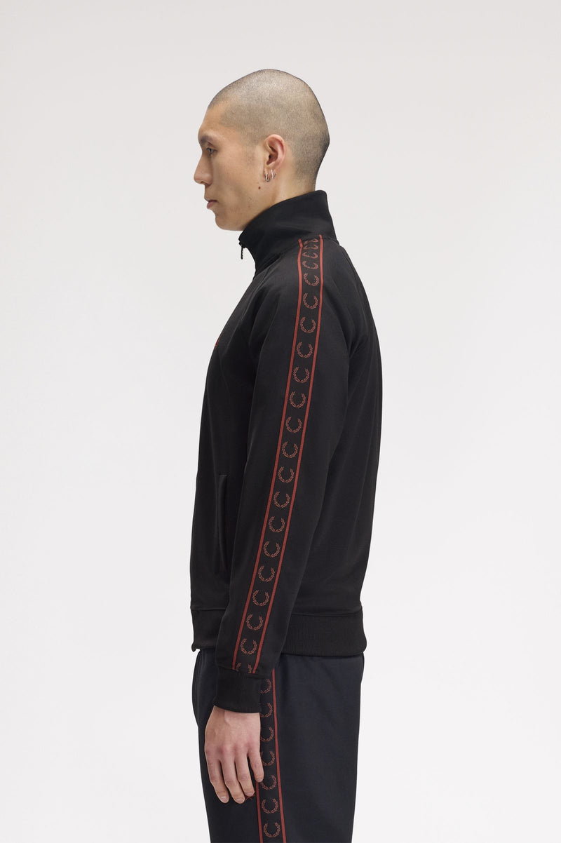 CONTRAST TAPE TRACK JACKET