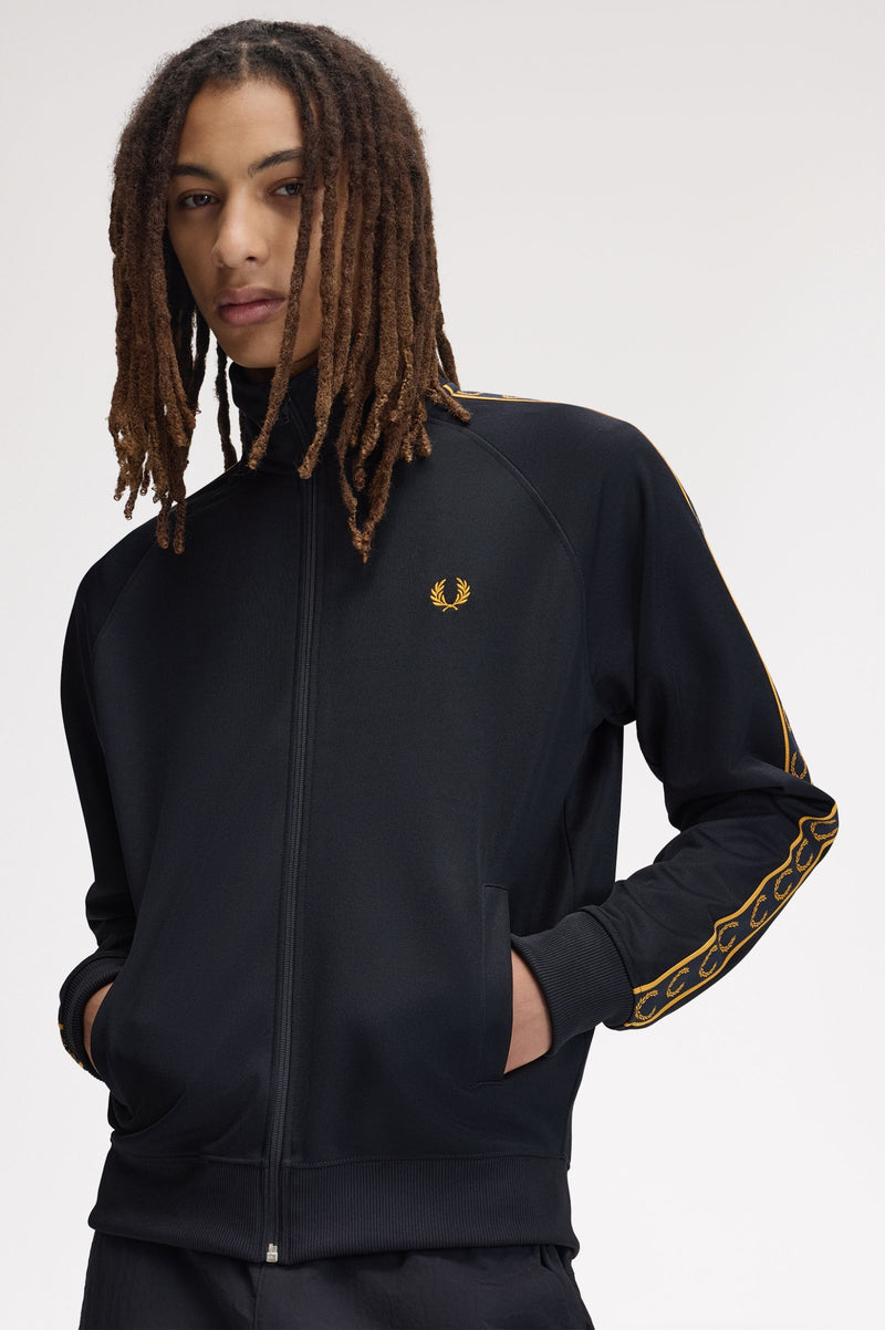 CONTRAST TAPE TRACK JACKET