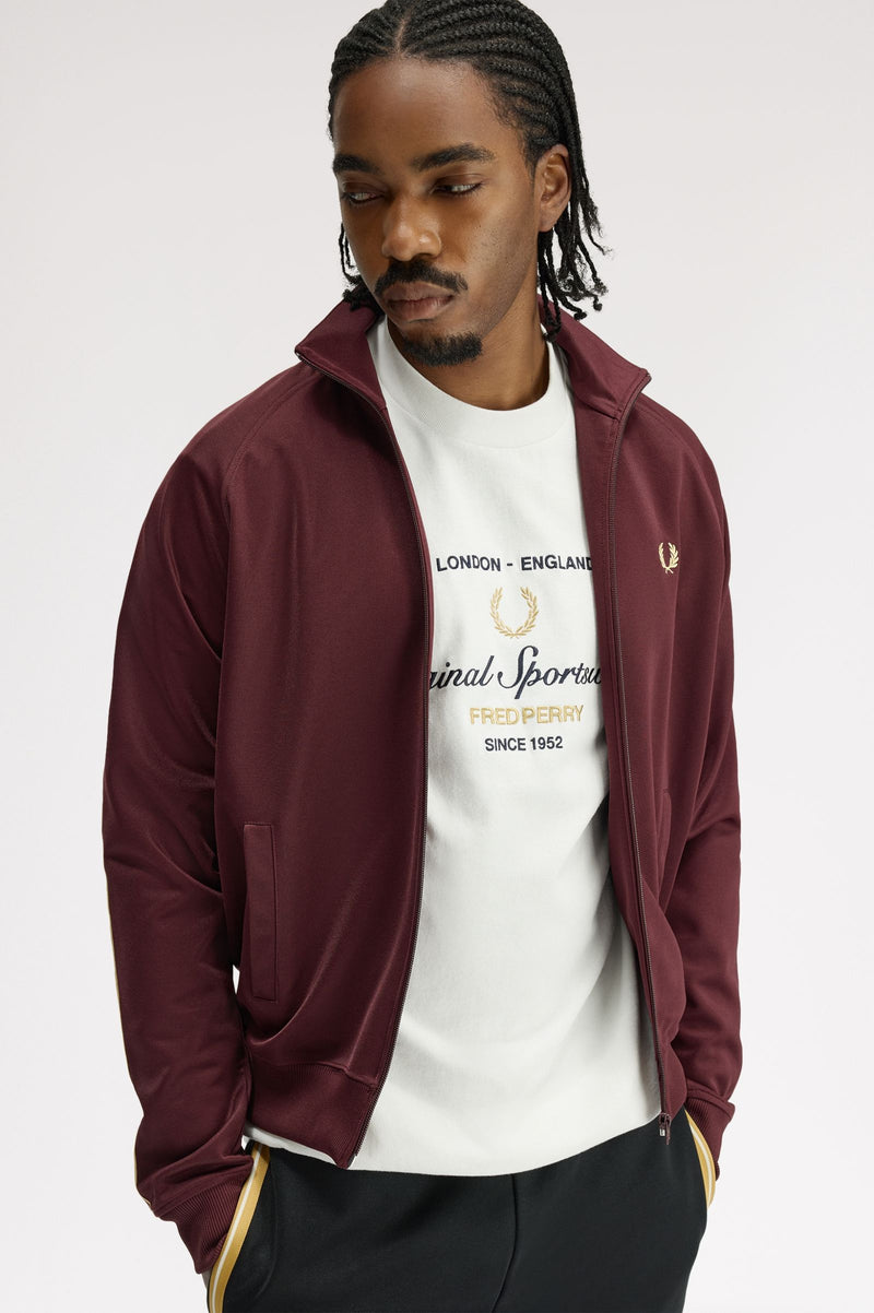 CONTRAST TAPE TRACK JACKET