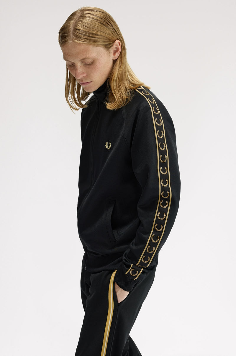 CONTRAST TAPE TRACK JACKET