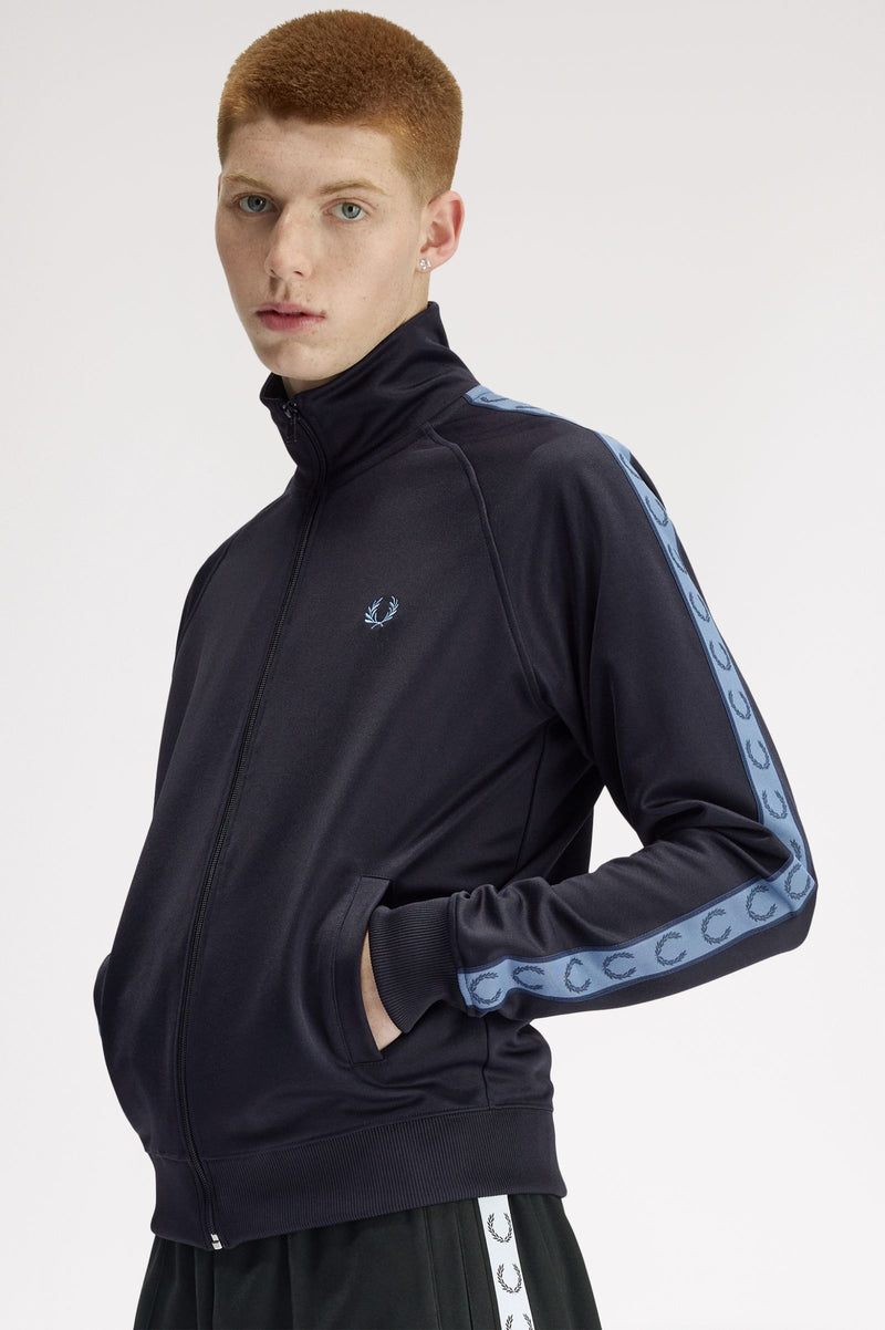 CONTRAST TAPE TRACK JACKET