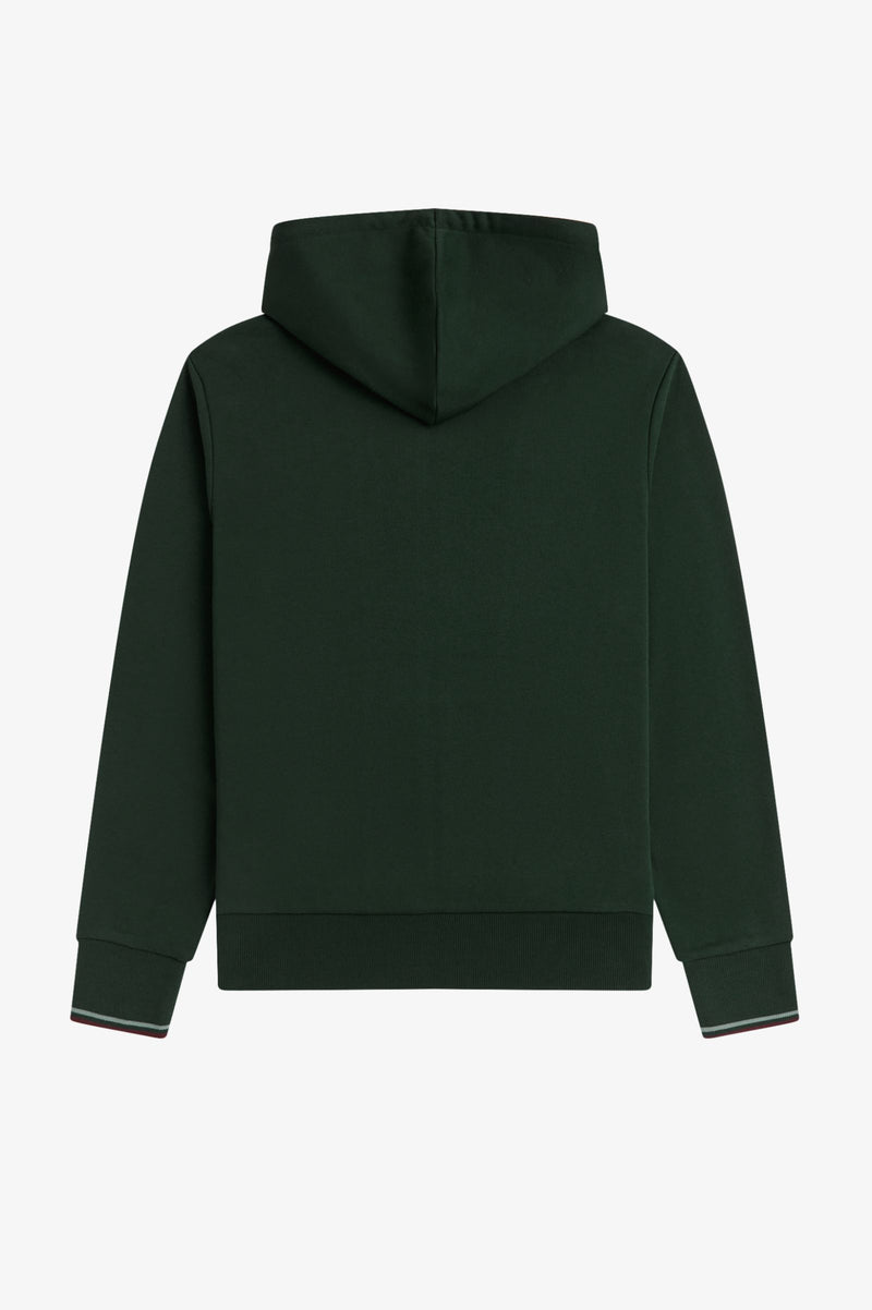 HOODED ZIP THROUGH SWEATSHIRT
