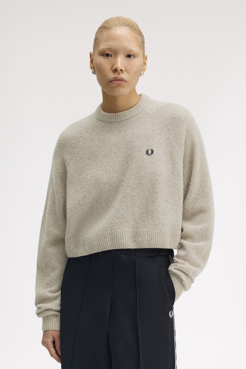 CROPPED TEXTURED JUMPER