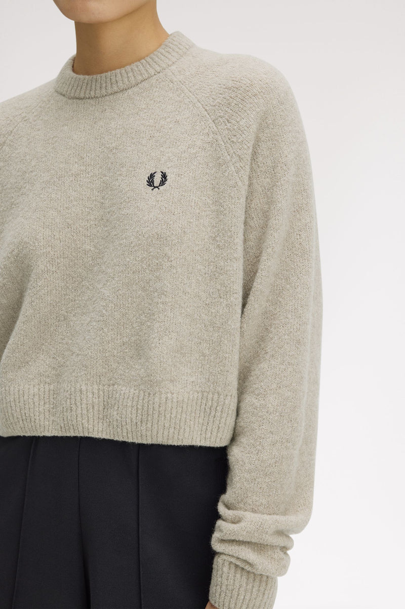 CROPPED TEXTURED JUMPER