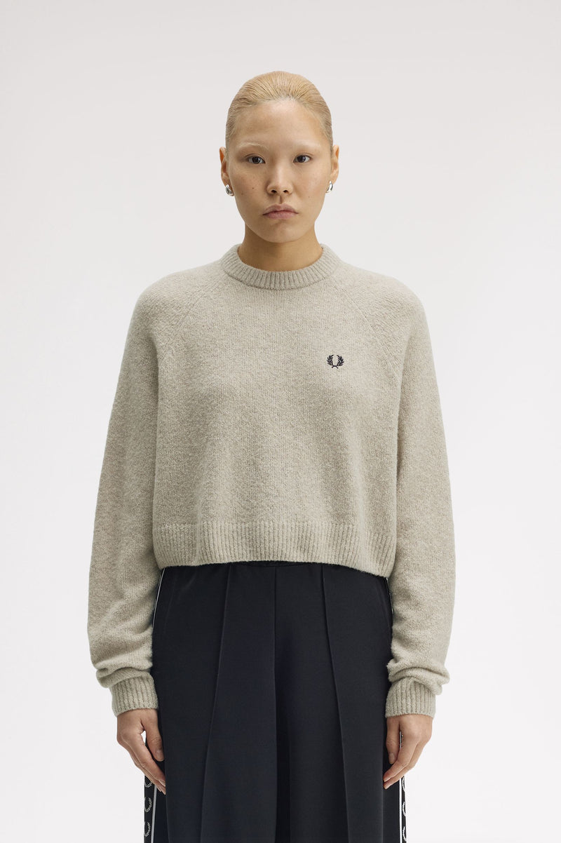 CROPPED TEXTURED JUMPER