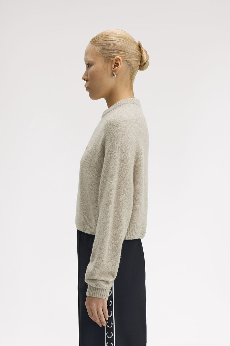 CROPPED TEXTURED JUMPER