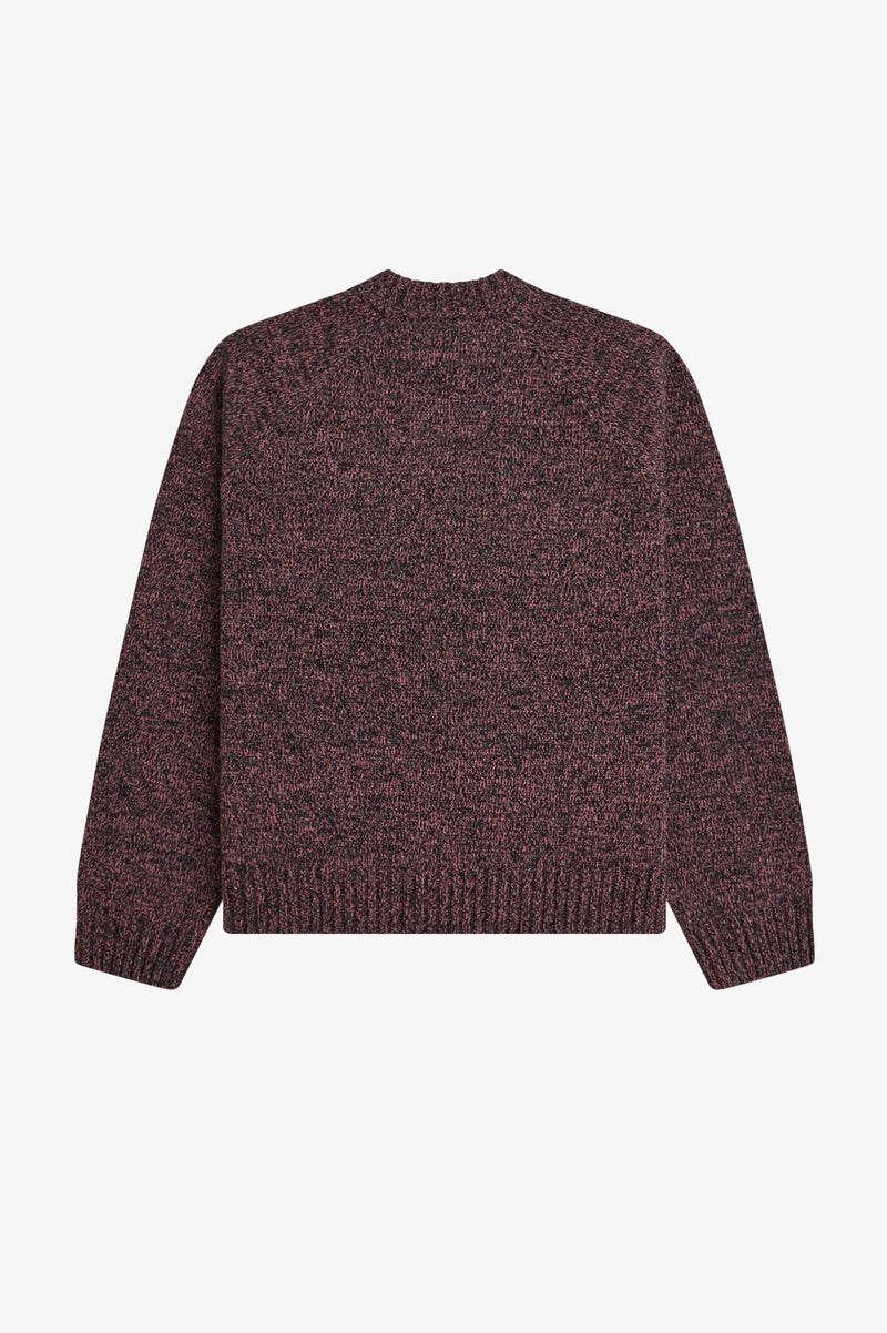 TWISTED MARL MOCK NECK JUMPER