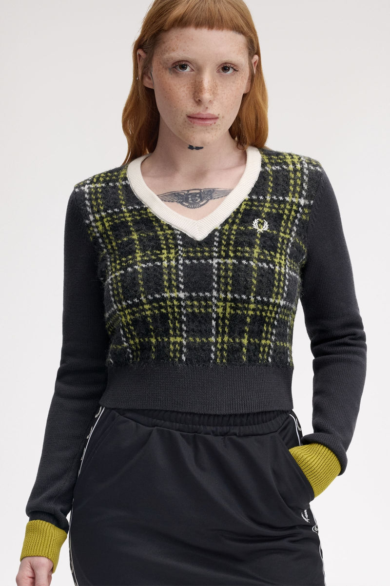 TARTAN PANEL JUMPER