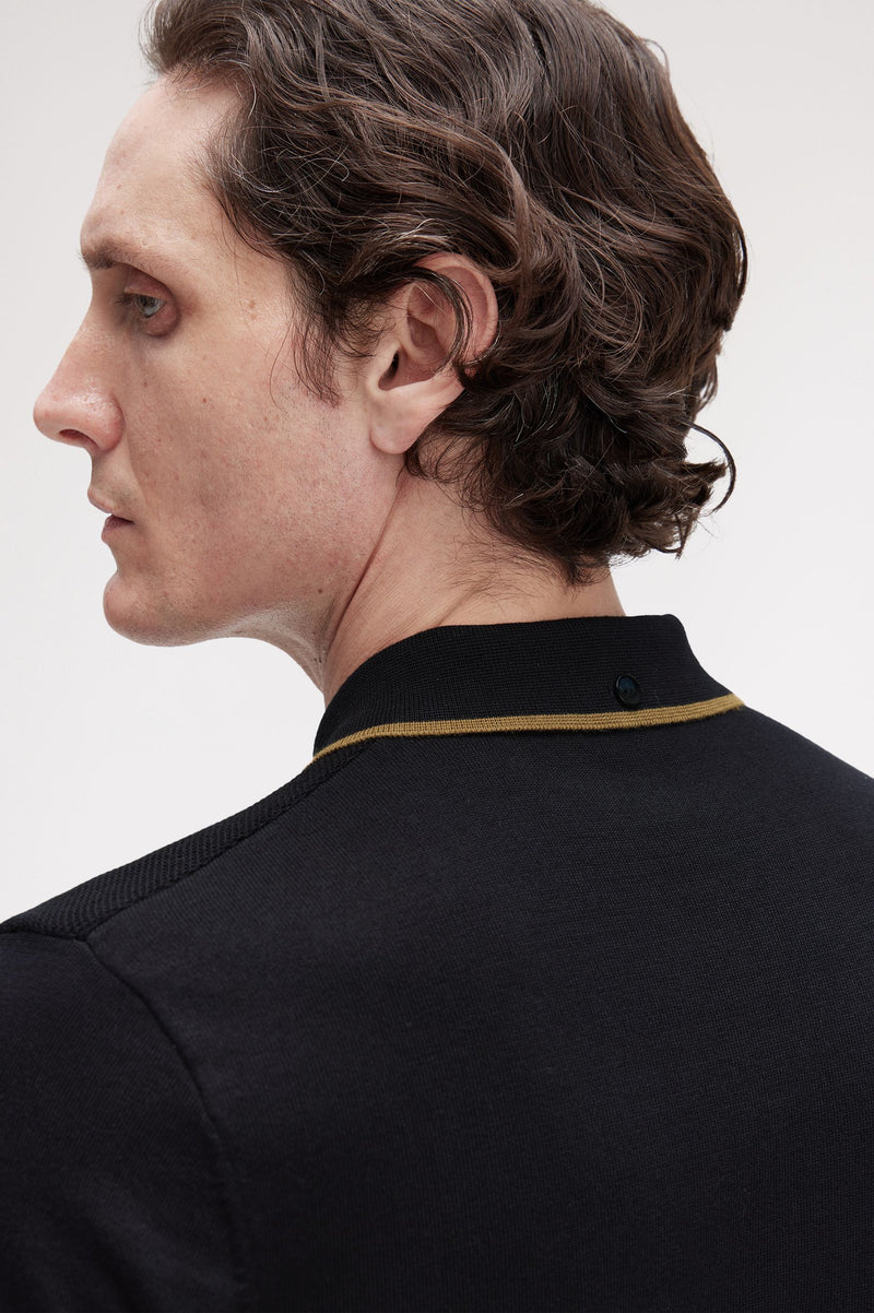 PIQUE STITCH KNITTED SHIRT