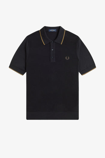 PIQUE STITCH KNITTED SHIRT