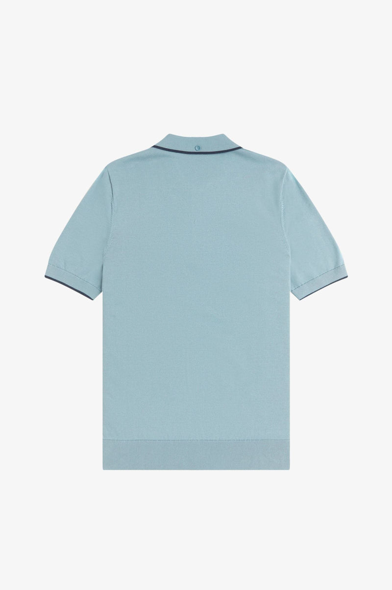 PIQUE STITCH KNITTED SHIRT