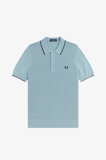 PIQUE STITCH KNITTED SHIRT