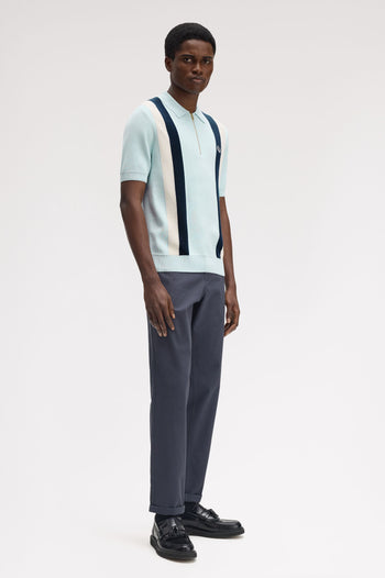 MULTI TEXTURE KNITTED SHIRT