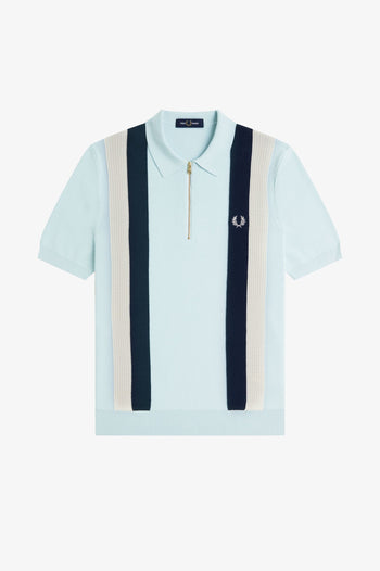 MULTI TEXTURE KNITTED SHIRT