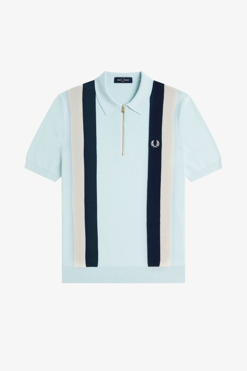 MULTI TEXTURE KNITTED SHIRT